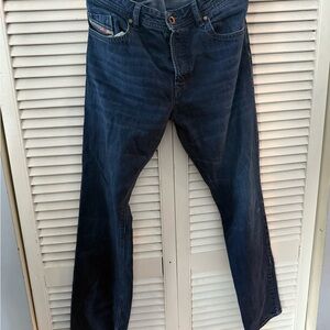 Diesel buster fit Dark Blue Bootcut Jeans for Men